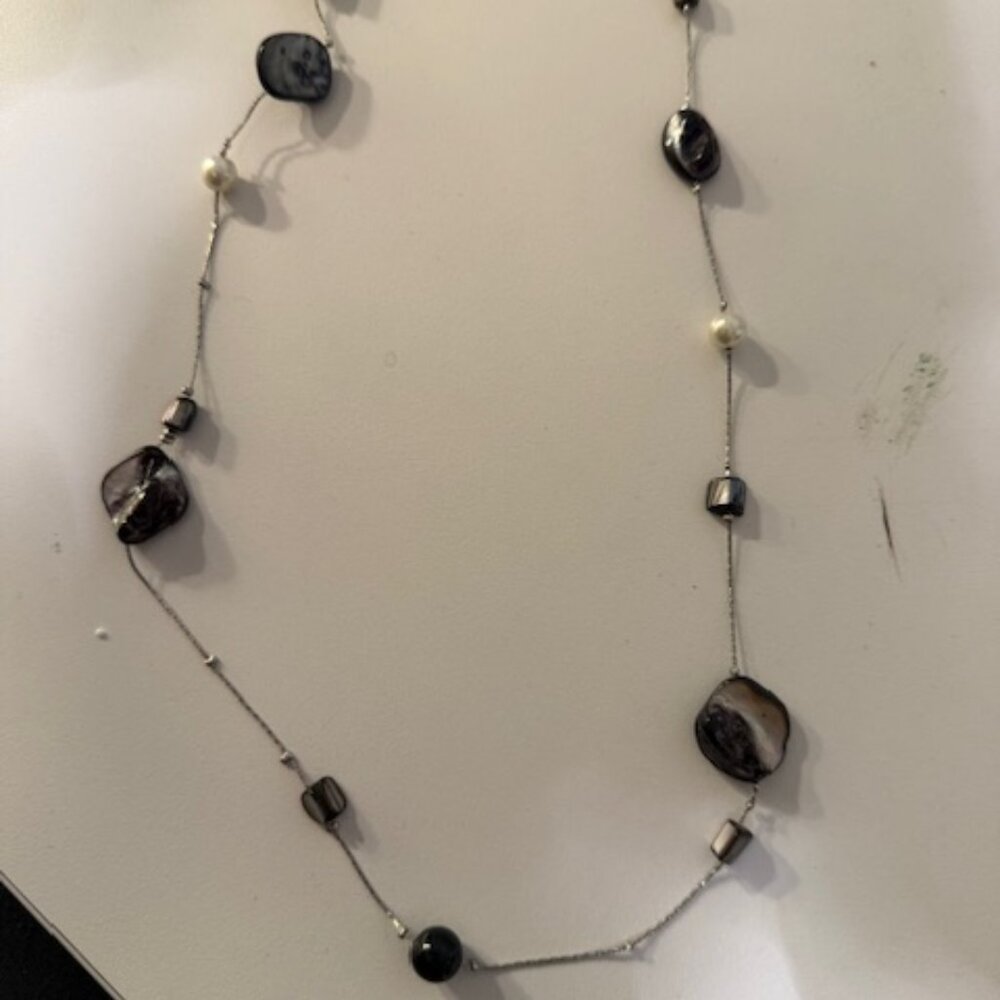 Iridescent Stone Necklace